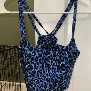 Aerie Blue Animal Print Set